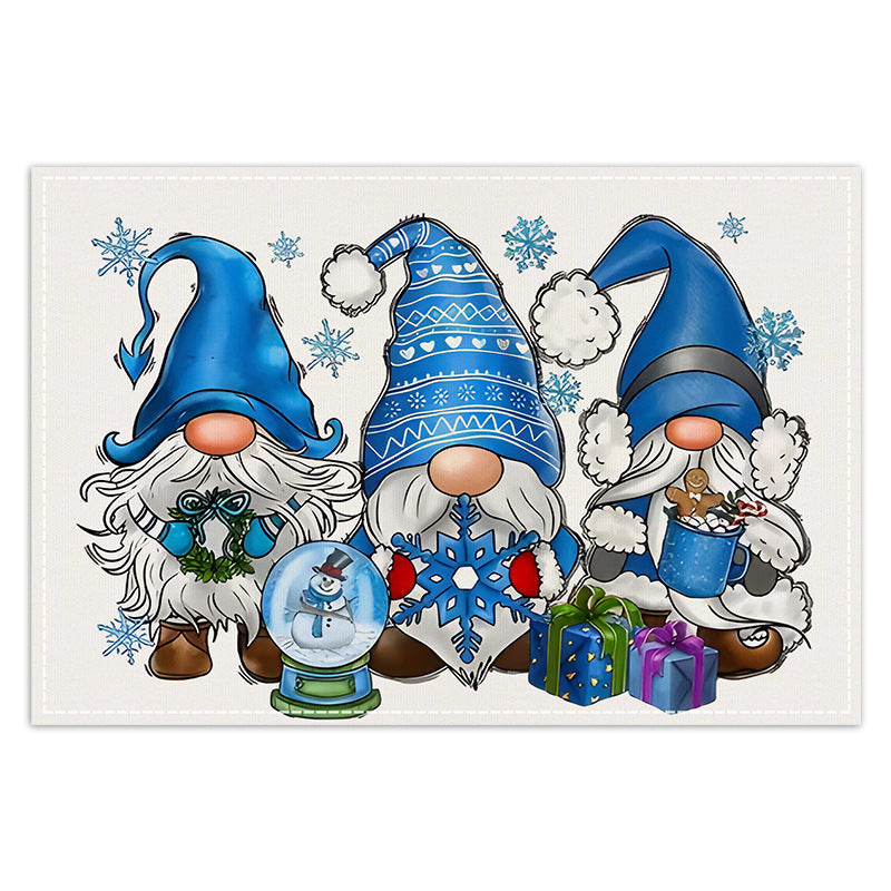 Christmas Gnome Placemats for Cheerful Holiday Tables