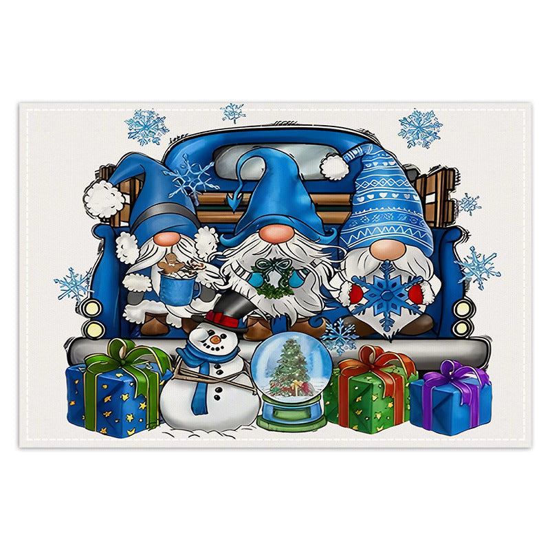 Christmas Gnome Placemats for Cheerful Holiday Tables