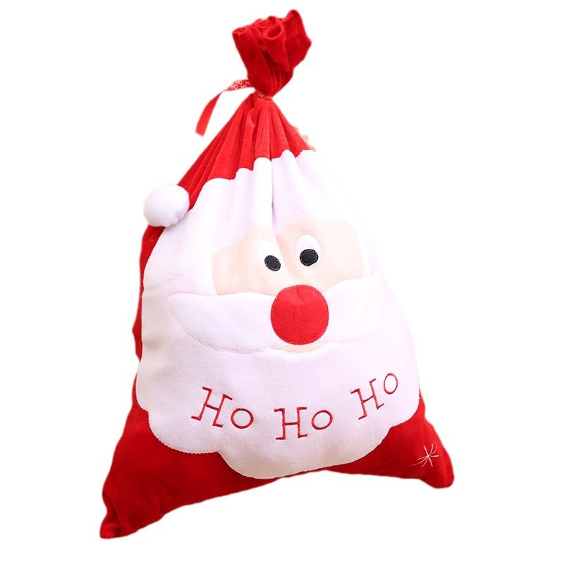 Christmas Velvet Gift Bag for Festive Gift Displays