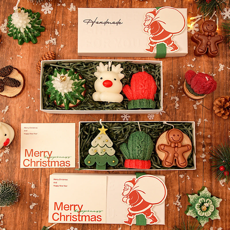 Handmade Christmas Candle Gift Set for Cozy Holiday Decor