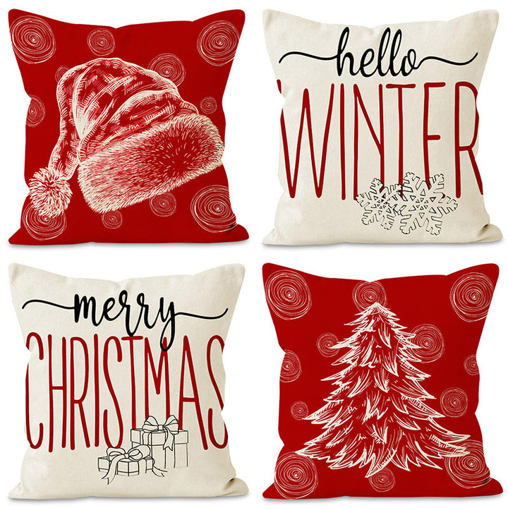 Christmas Pillowcase Covers for Cozy Holiday Home Decor