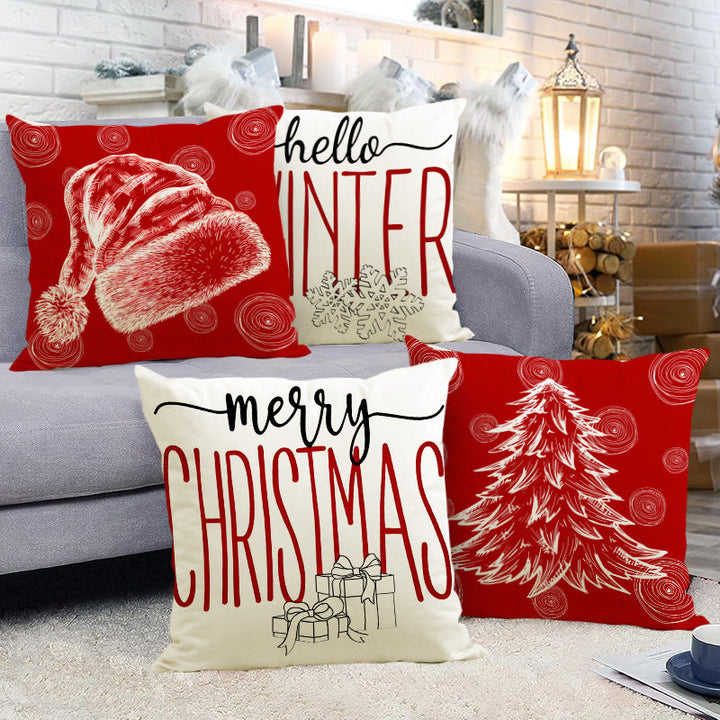 Christmas Pillowcase Covers for Cozy Holiday Home Decor