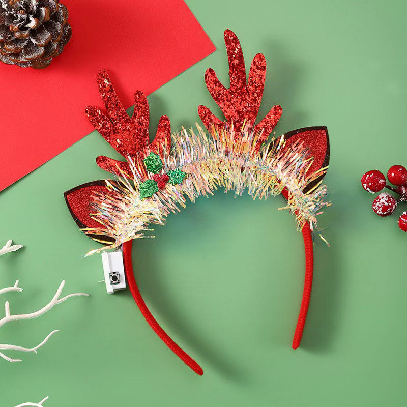 Holiday Headband — Light-Up Christmas Party Style