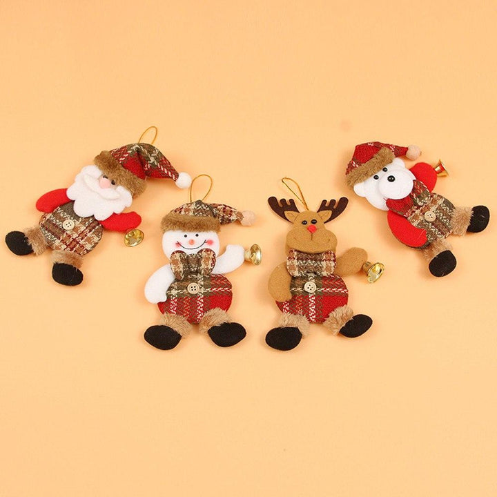 Plush Snowman Christmas Ornament for Cozy Tree Charm