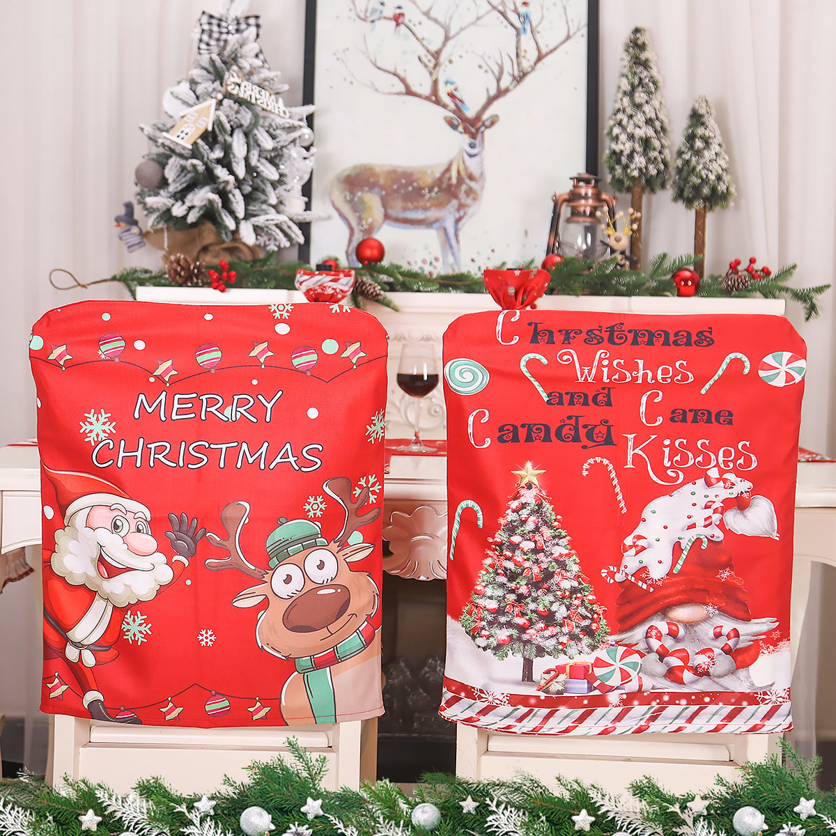 Christmas Chair Covers for Instant Festive Dining Style