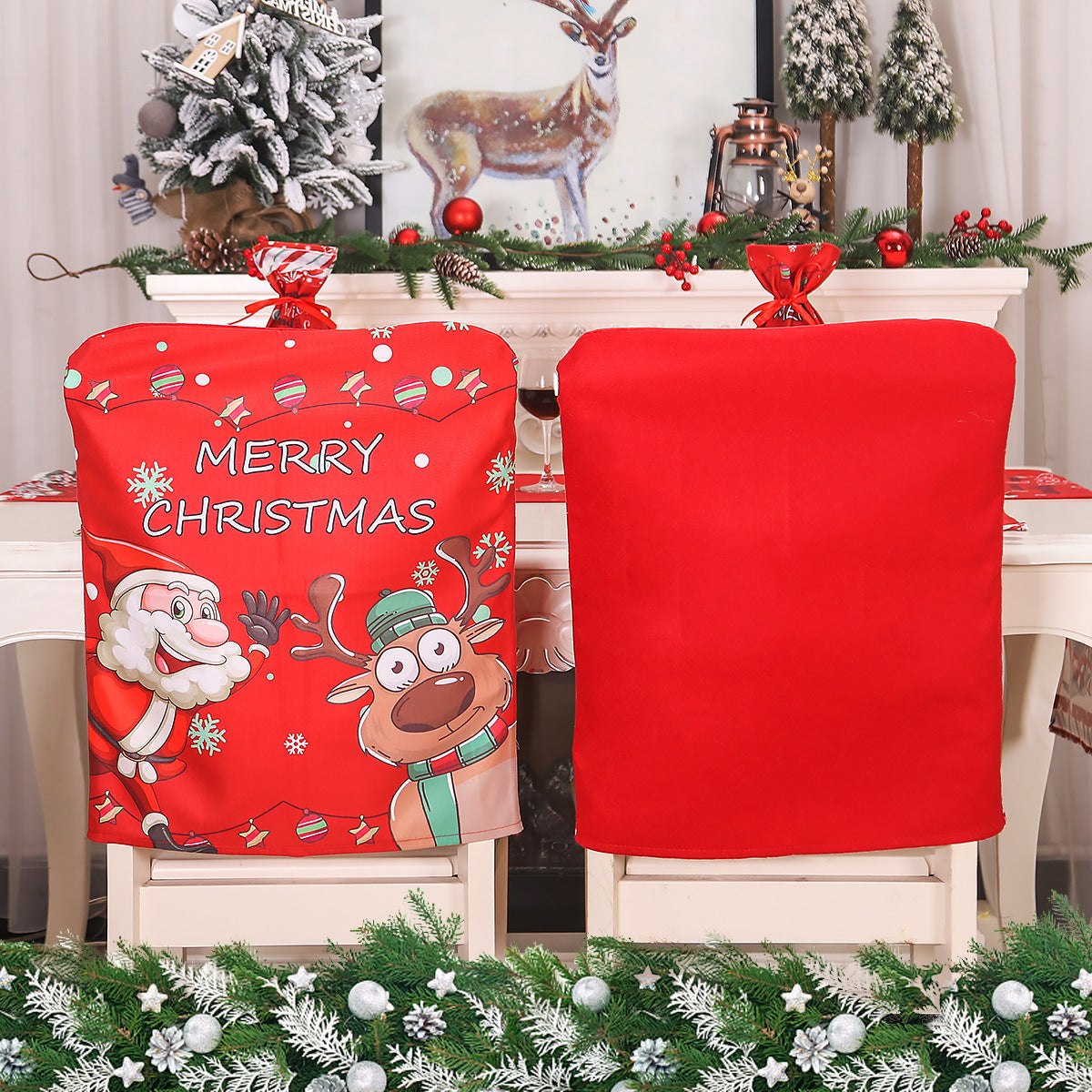 Christmas Chair Covers for Instant Festive Dining Style