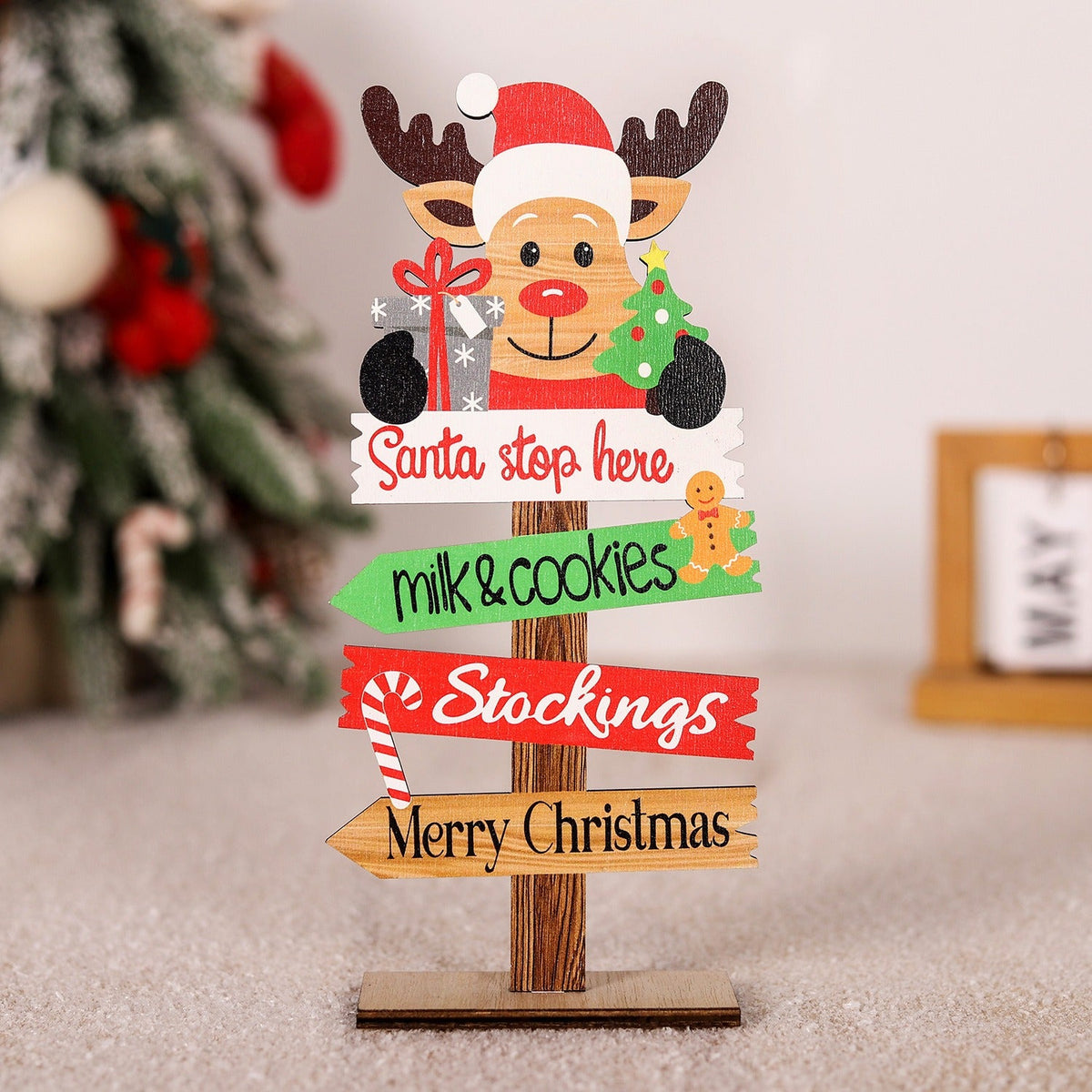 Wooden Christmas Tree Decoration for Festive Charm