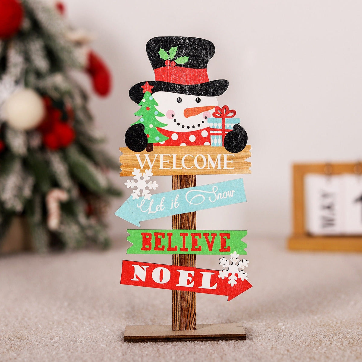 Wooden Christmas Tree Decoration for Festive Charm