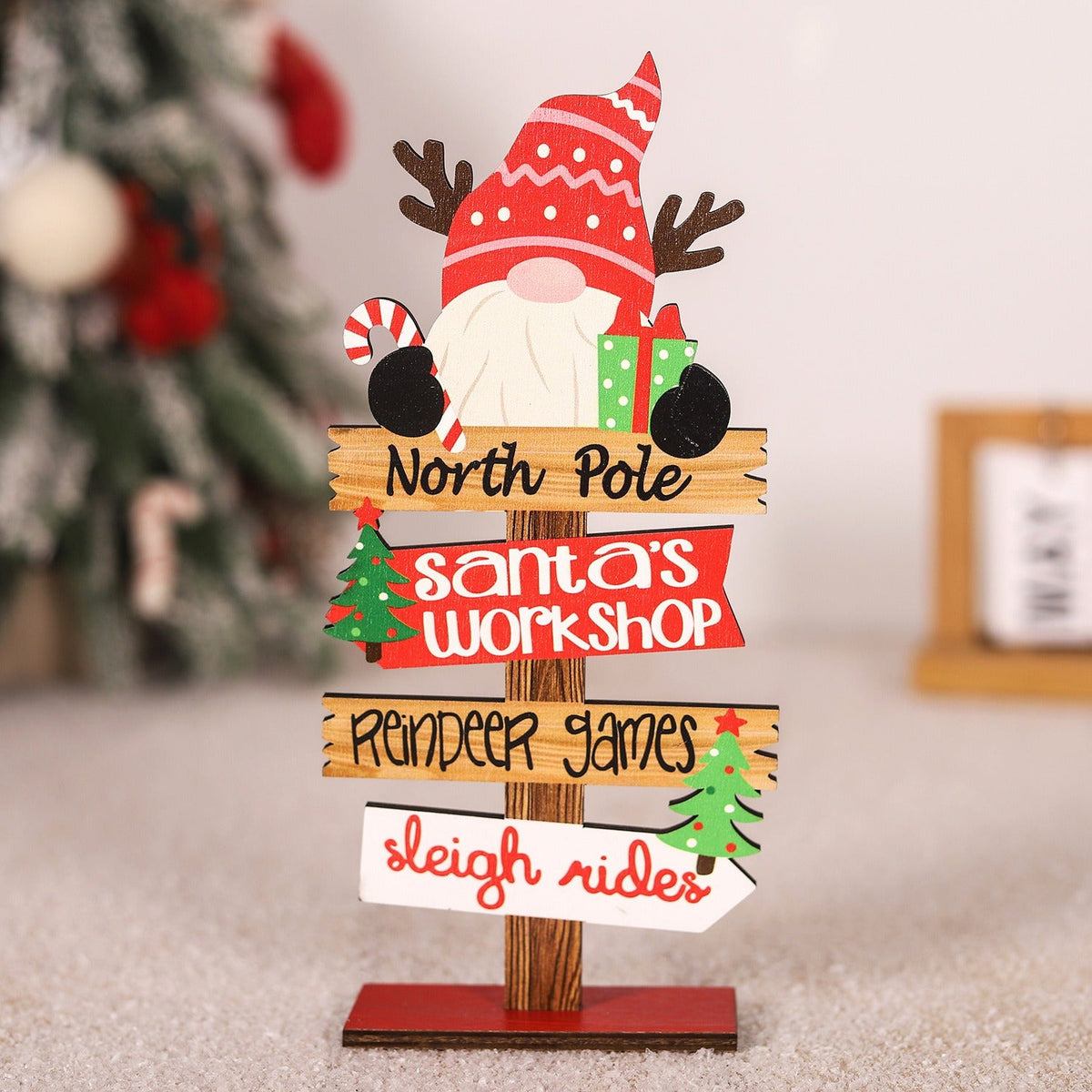 Wooden Christmas Tree Decoration for Festive Charm