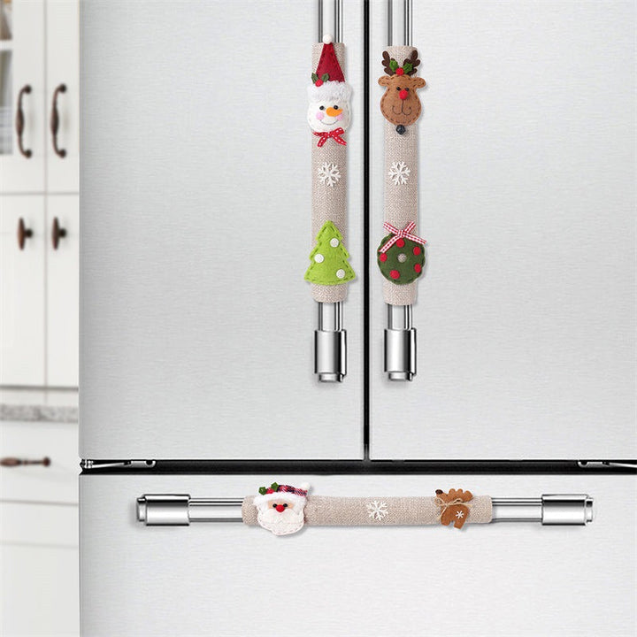 Christmas Appliance Handle Covers | Festive Kitchen Décor