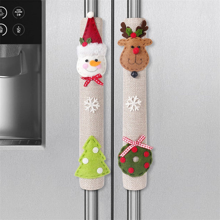 Christmas Appliance Handle Covers | Festive Kitchen Décor