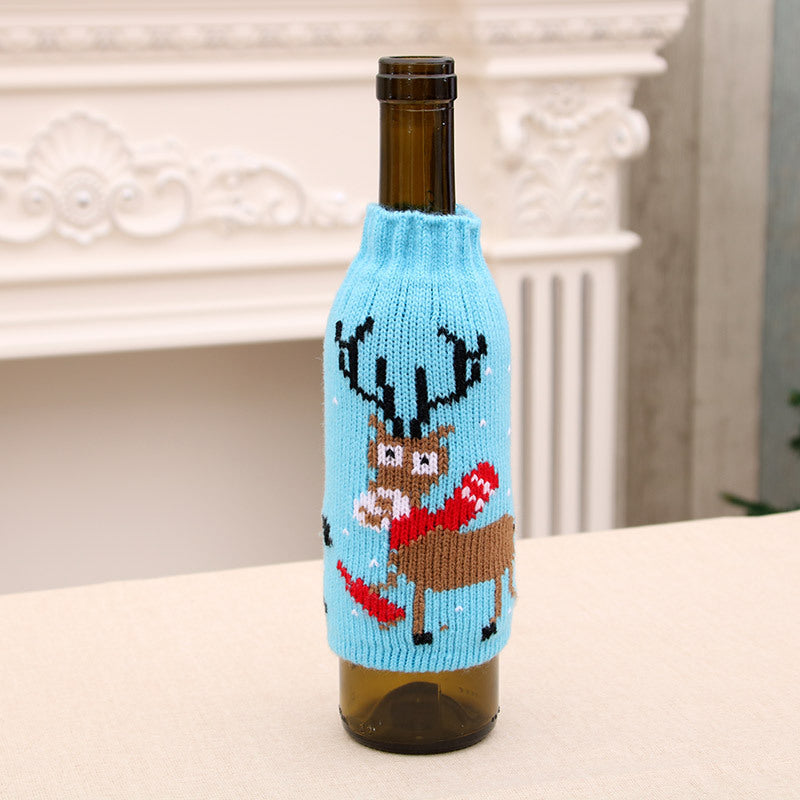 Christmas Bottle Covers for Festive Holiday Tables