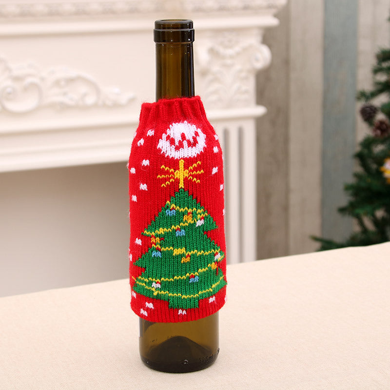 Christmas Bottle Covers for Festive Holiday Tables