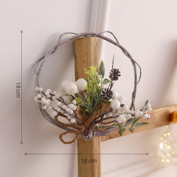 Christmas Wreath Rustic Woodland Holiday Wall Decor