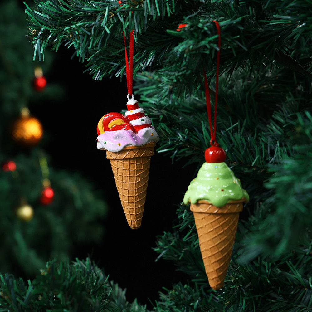 Christmas Ice Cream Ornament for Playful Tree Decor