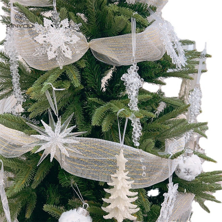 Christmas Snowflake Ornaments for Elegant Tree Sparkle