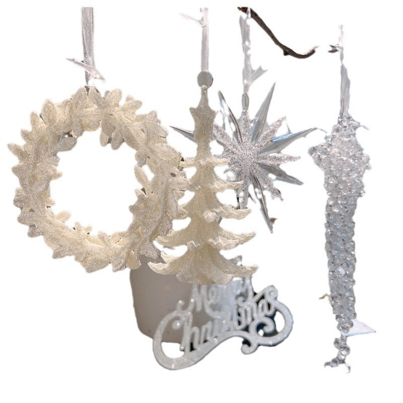 Christmas Snowflake Ornaments for Elegant Tree Sparkle