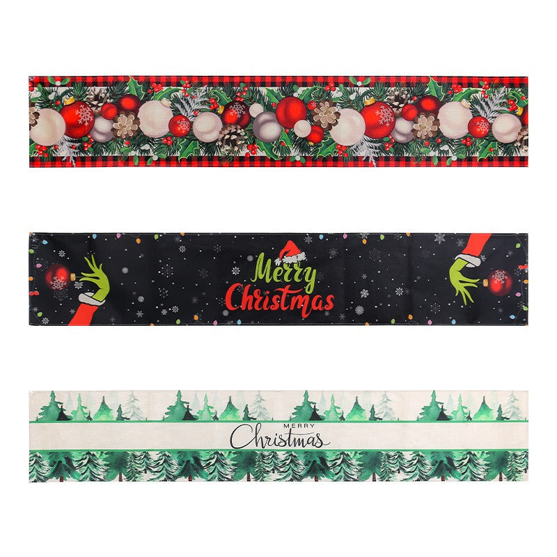 Christmas Table Runner Set — Instant Holiday Tablescape
