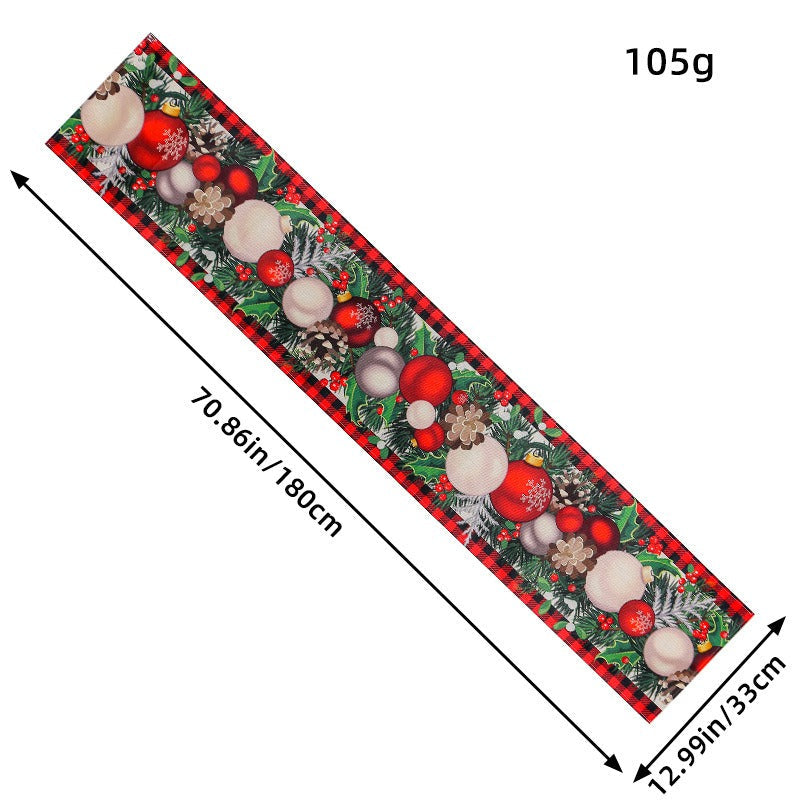 Christmas Table Runner Set — Instant Holiday Tablescape