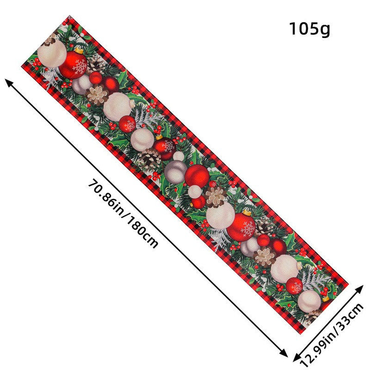 Christmas Table Runner Set — Instant Holiday Tablescape