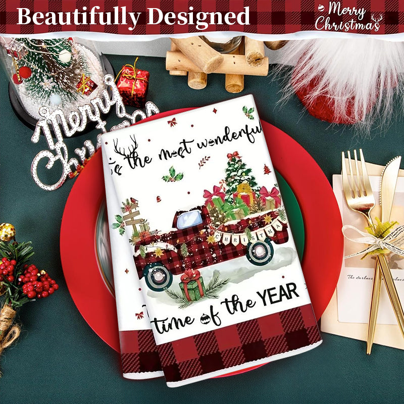 Christmas Kitchen Towels for Festive, Easy Cleanup