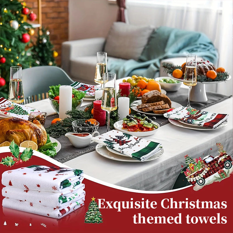 Christmas Kitchen Towels for Festive, Easy Cleanup