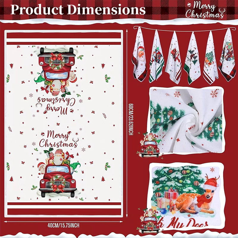 Christmas Kitchen Towels for Festive, Easy Cleanup