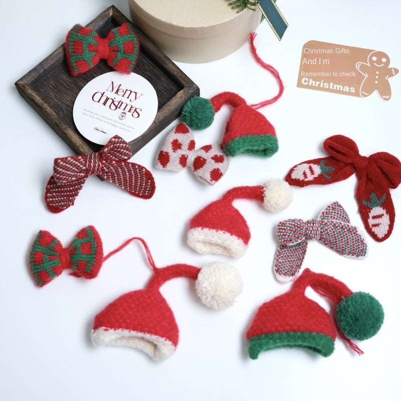 Knitted Christmas Bottle Ornaments for Festive Decor