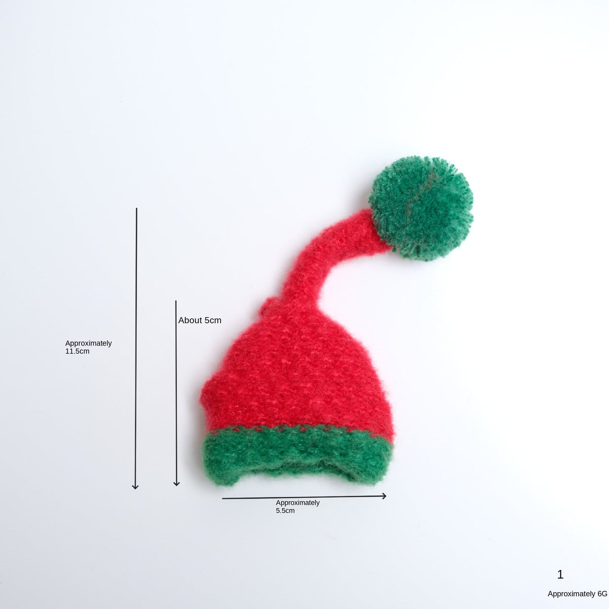 Knitted Christmas Bottle Ornaments for Festive Decor