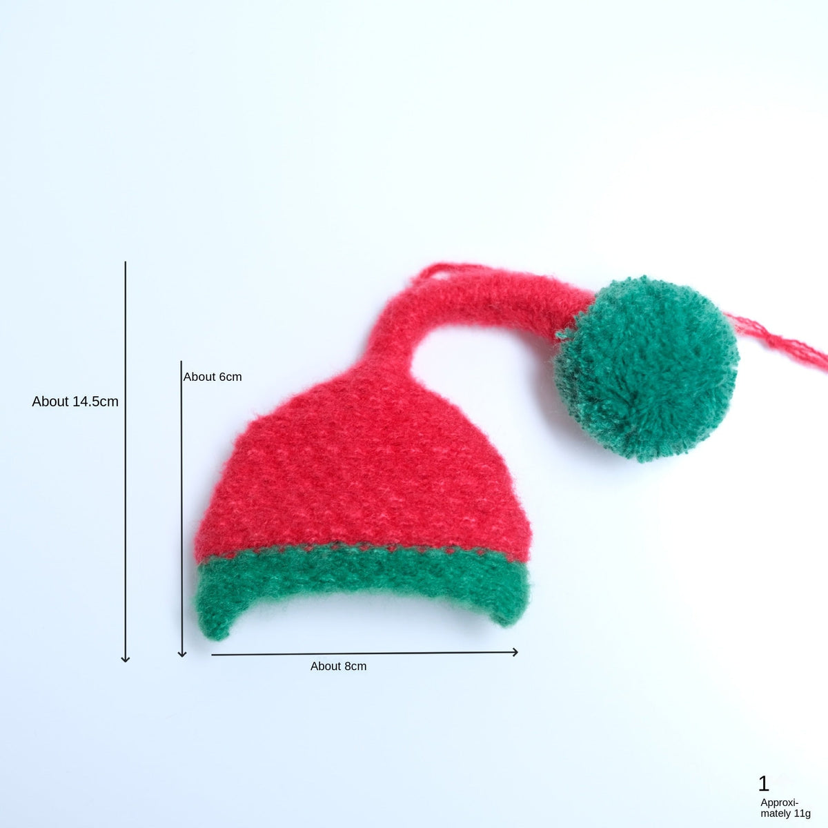 Knitted Christmas Bottle Ornaments for Festive Decor