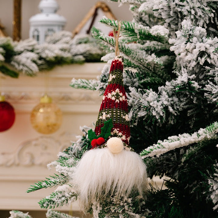 Christmas Gnome Ornament With Cozy Festive Tree Charm