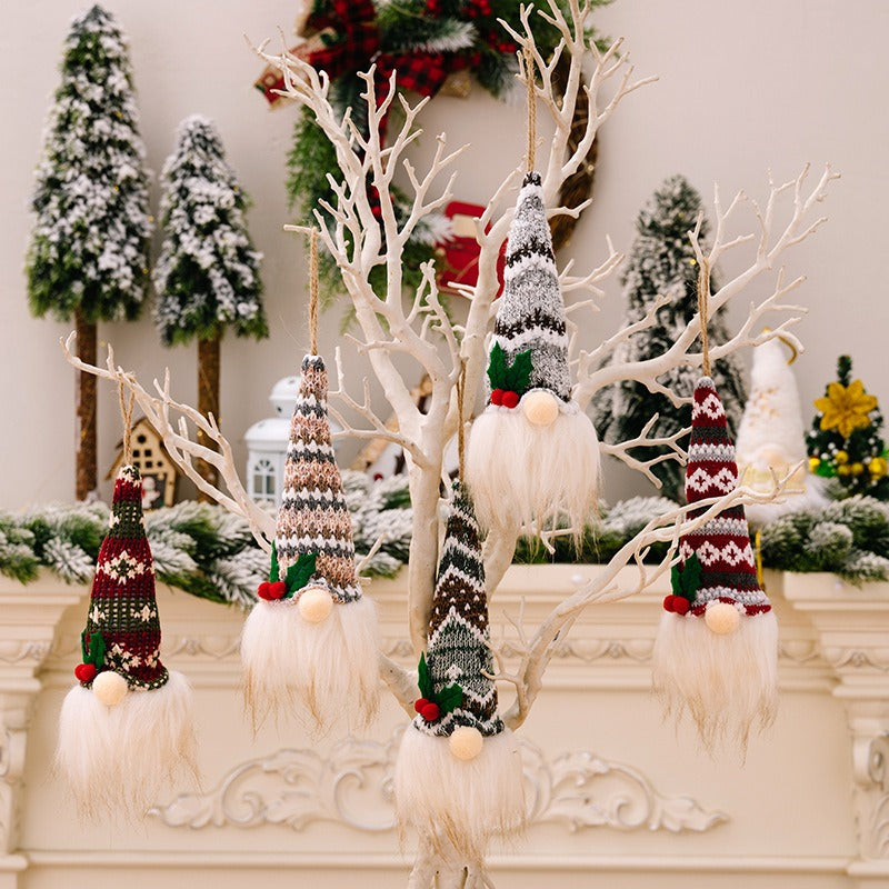Christmas Gnome Ornament With Cozy Festive Tree Charm