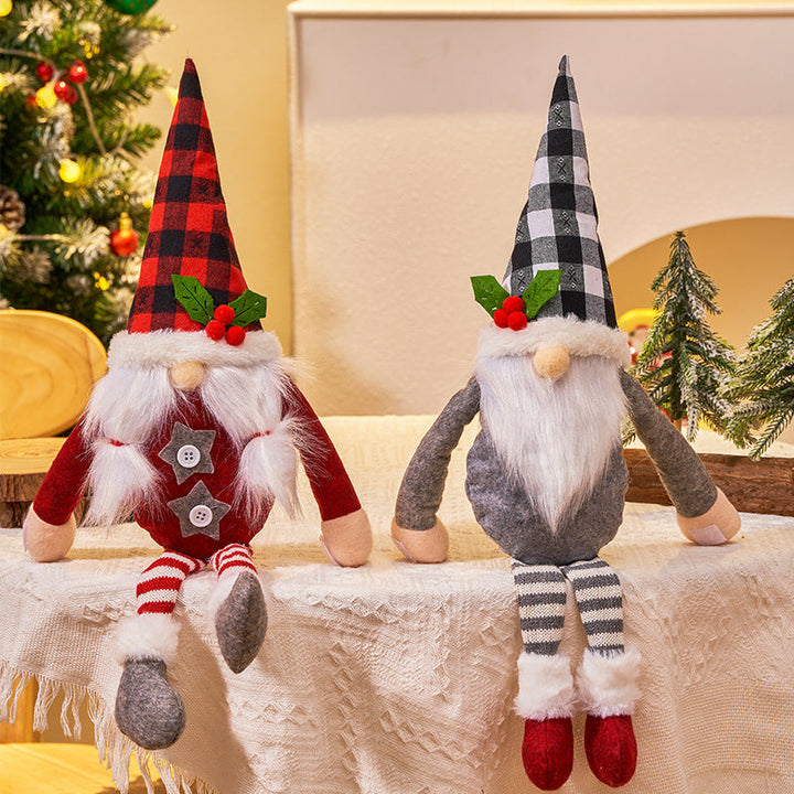 Christmas Gnome Curtain Tiebacks – Cozy Holiday Decor