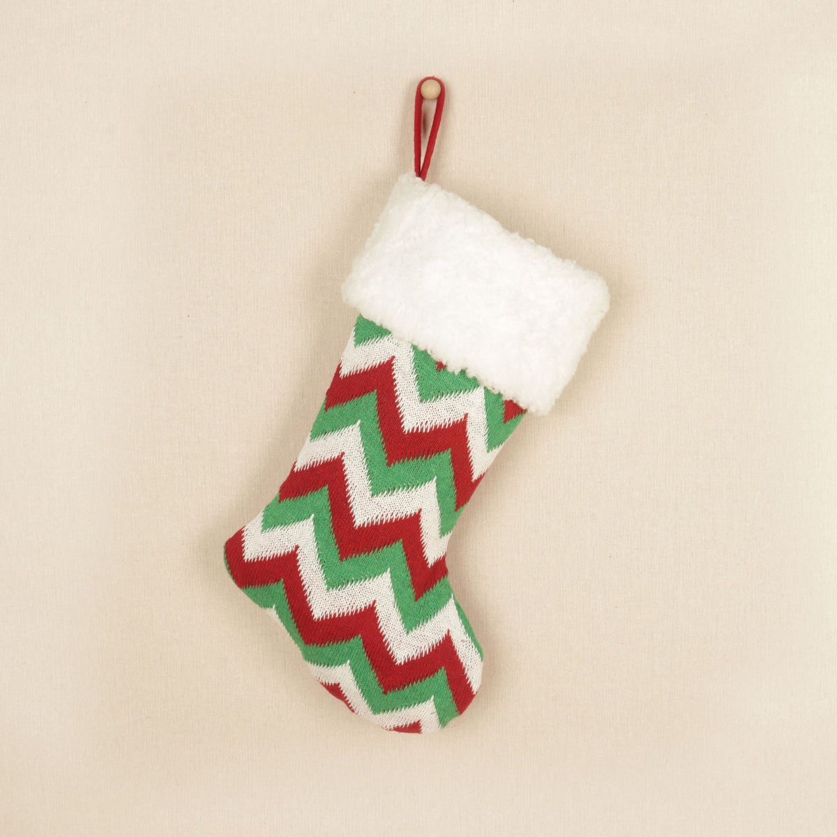 Knitted Christmas Stockings For Festive Gift Displays