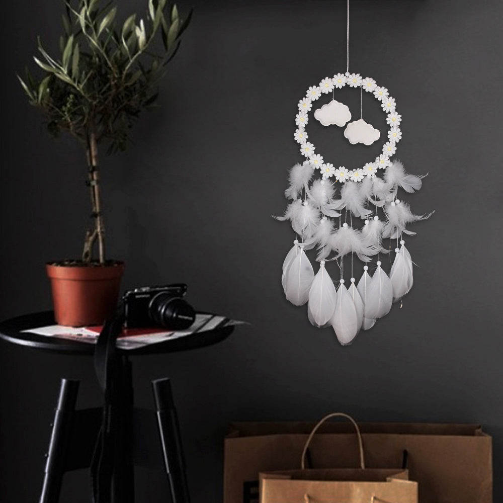 Dream Catcher Light String for Cozy Boho Bedroom Decor
