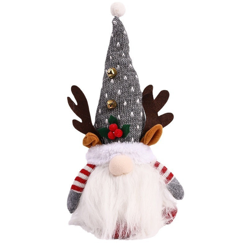 Christmas Reindeer Gnome Tabletop Decor for Cozy Cheer