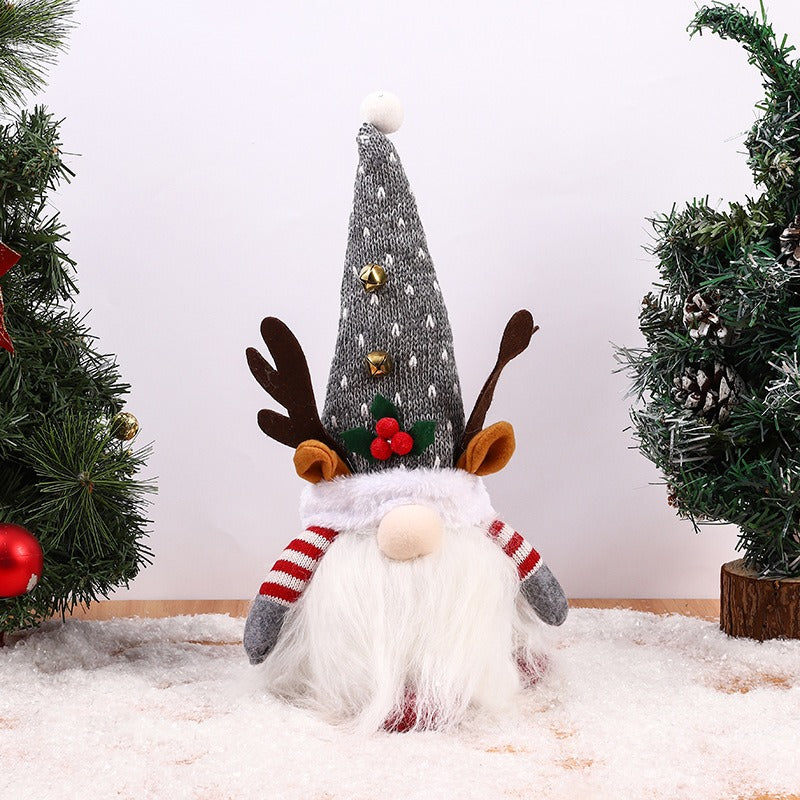 Christmas Reindeer Gnome Tabletop Decor for Cozy Cheer
