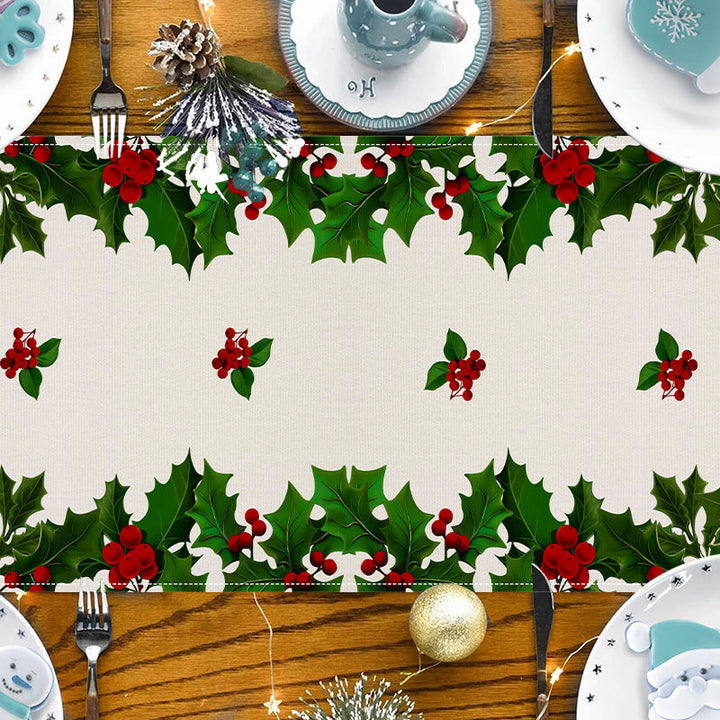 Christmas Table Runner — Colorful Nutcracker Holiday Decor