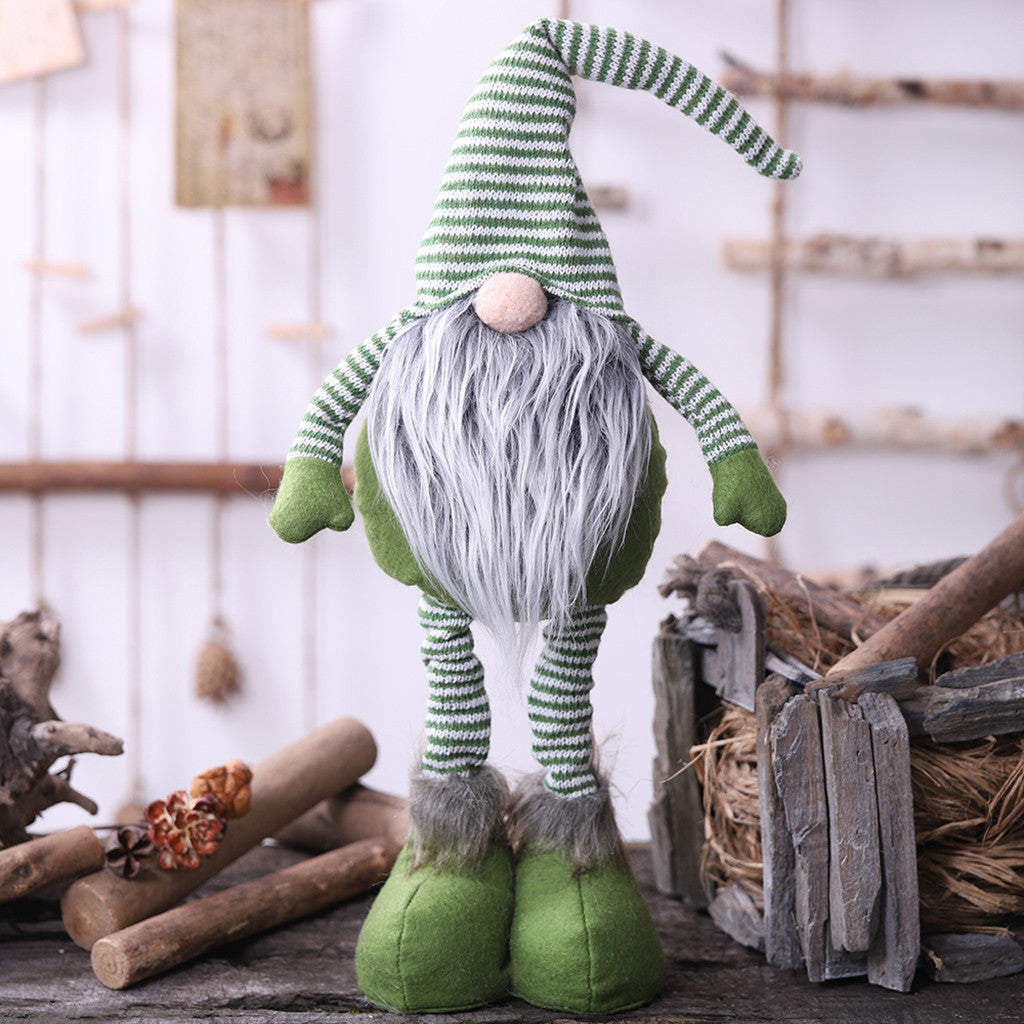Christmas Gnome Plush Doll Ornament for Cozy Decor