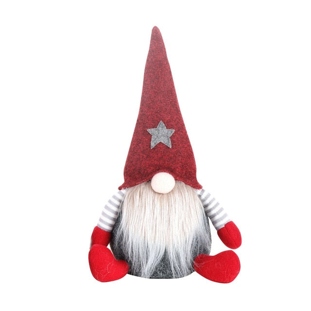 Christmas Gnome Plush Doll Ornament for Cozy Decor