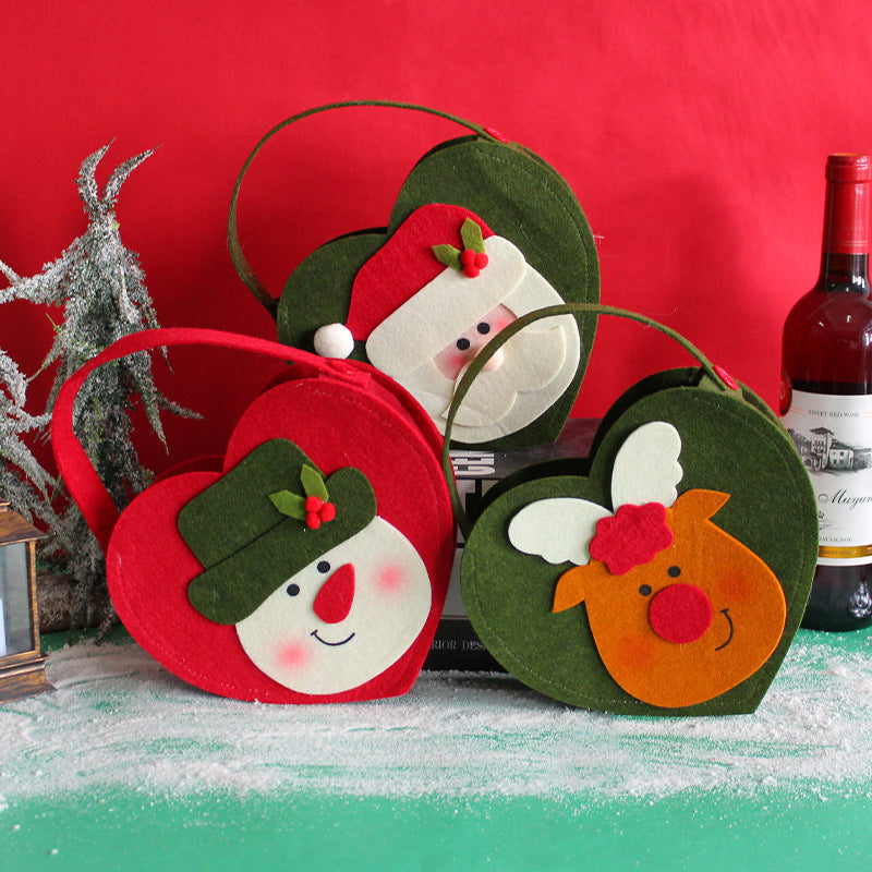 Christmas Apple Handbag for Kids | Festive Candy Bag