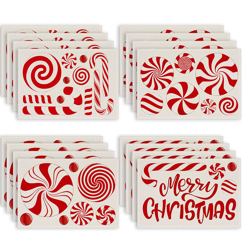 Christmas Table Mats for Festive Holiday Dining Decor