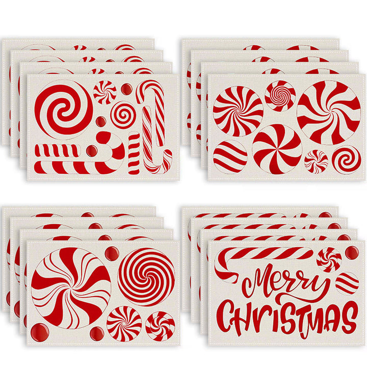 Christmas Table Mats for Festive Holiday Dining Decor