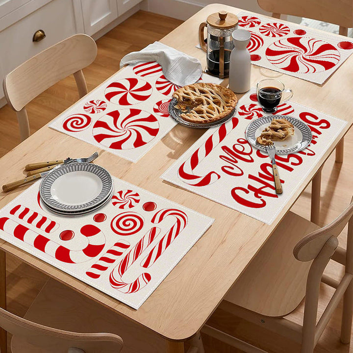 Christmas Table Mats for Festive Holiday Dining Decor
