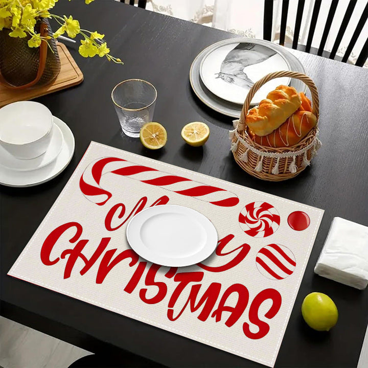 Christmas Table Mats for Festive Holiday Dining Decor