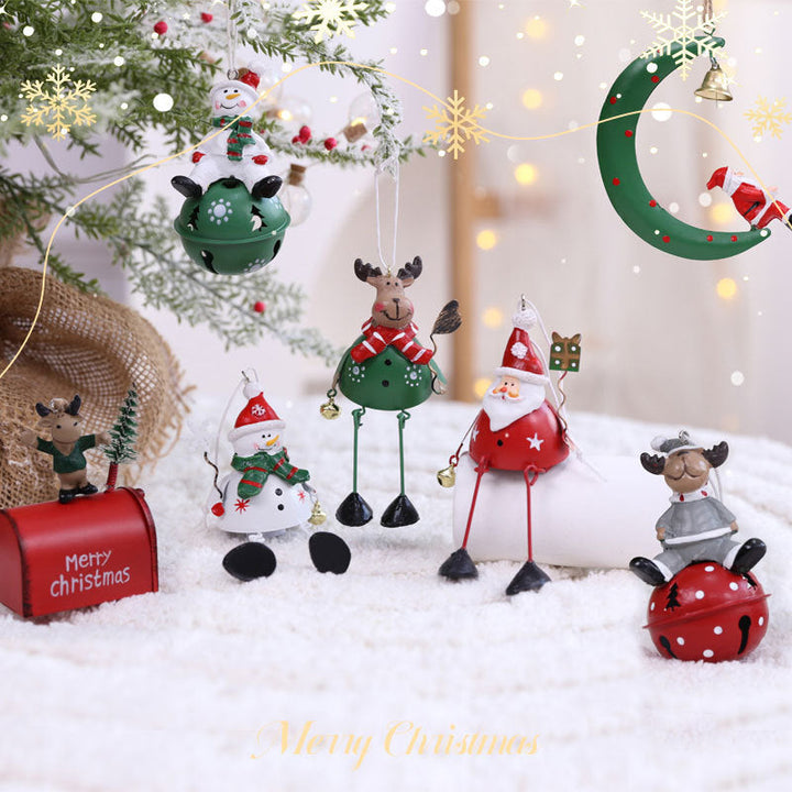 Metal Christmas Ornaments for a Whimsical Tree Display