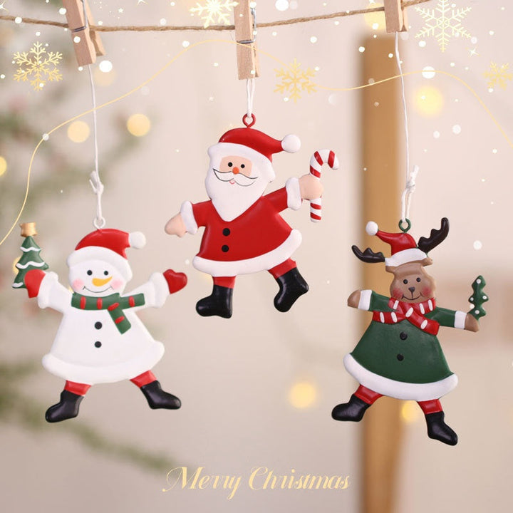 Metal Christmas Ornaments for a Whimsical Tree Display