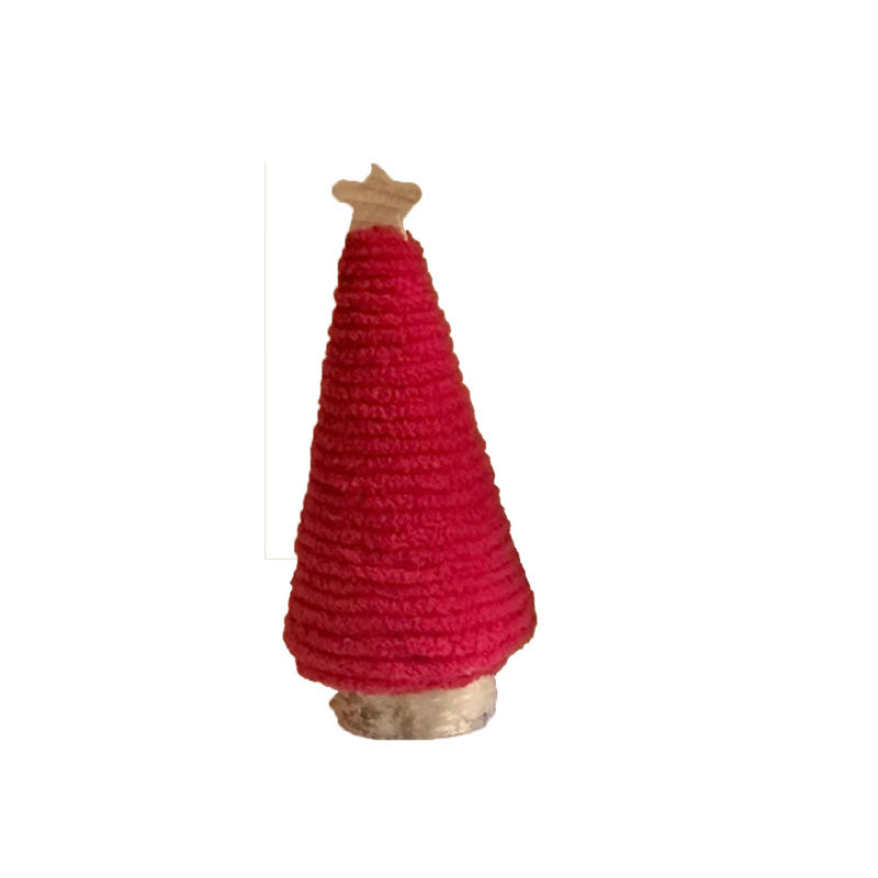 Mini Christmas Trees for Cozy Rustic Tabletop Decor