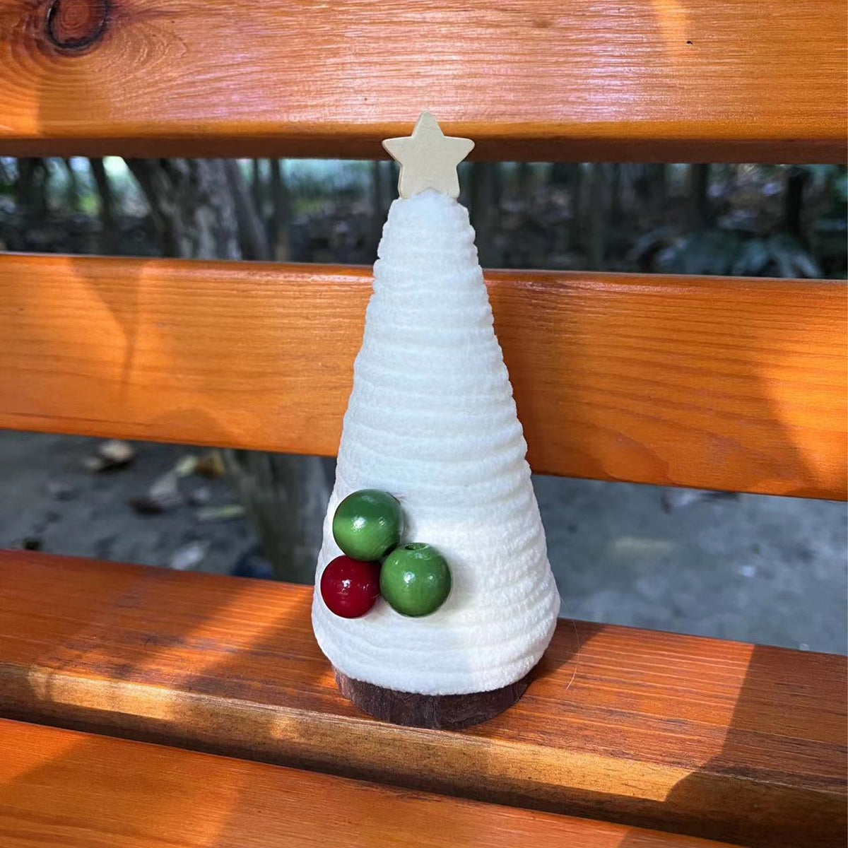Mini Christmas Trees for Cozy Rustic Tabletop Decor