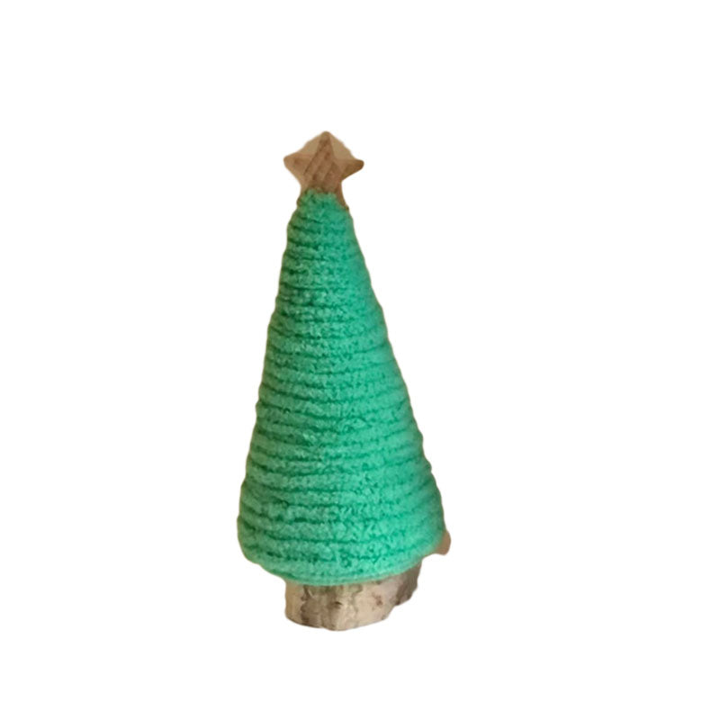 Mini Christmas Trees for Cozy Rustic Tabletop Decor